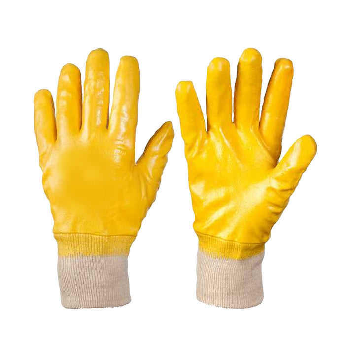 PRÄMIE 12er-Pack Vollnitril-Handschuhe, gelb. Ab 299,- € Nettowarenwert!